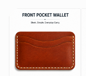 Front Pocket Wallet Template
